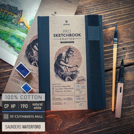 PRO sketchbook - 100% cotton 300gsm