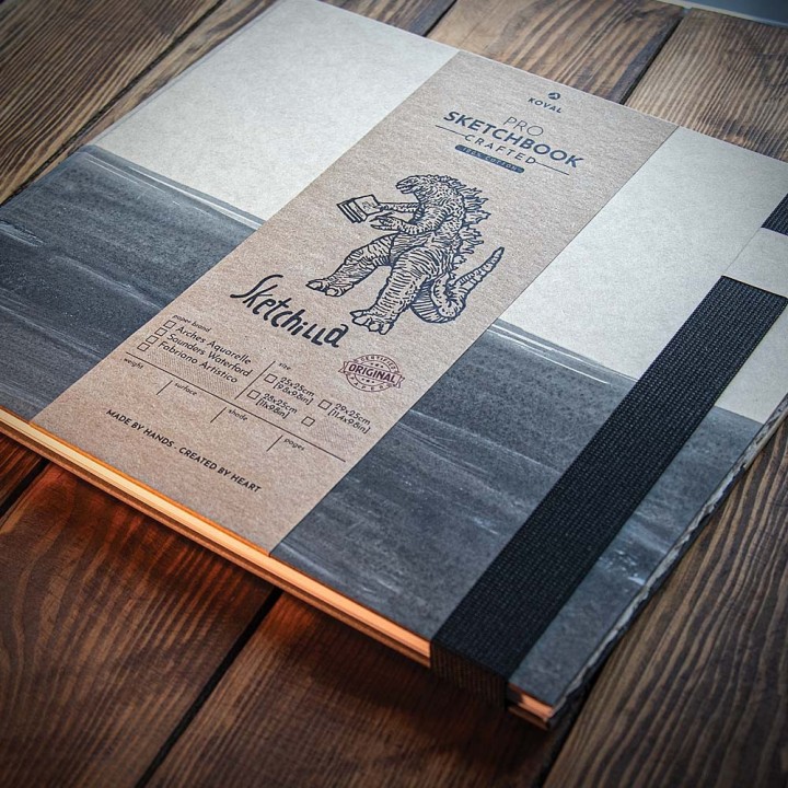 Sketchilla CReative — szkicownik Arches 100% bawełny