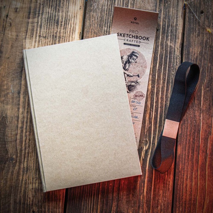 PRO sketchbook B5 - 100% cotton 300gsm