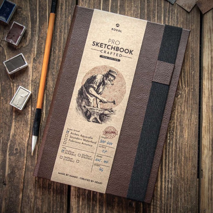 Sketchbook PRO 100% cotton ARCHES  AQUARELLE 300gsm