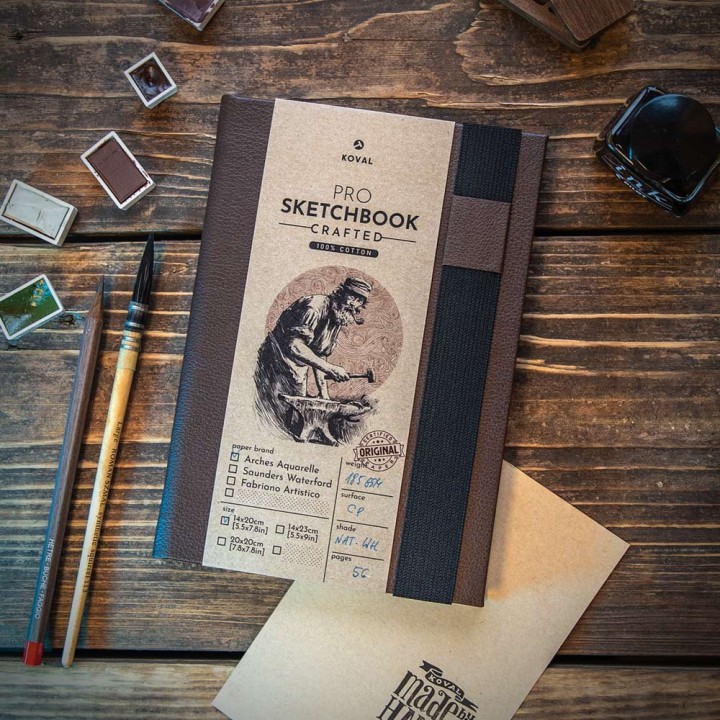 PRO Sketchbook 100% Cotton Arches Watercolor