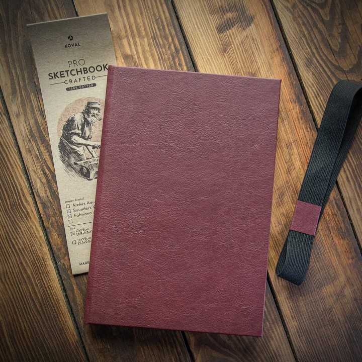 PRO sketchbook B5 - 100% cotton 300gsm