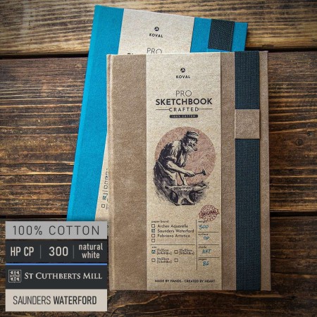Saunders Sketchbook B5 - 100% cotton 300gsm CP