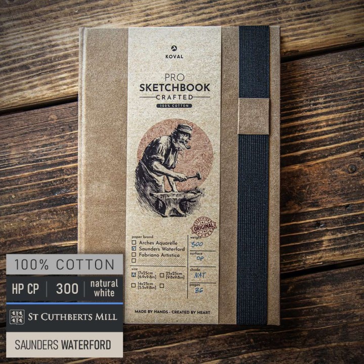 Saunders Sketchbook B5 - 100% cotton 300gsm CP