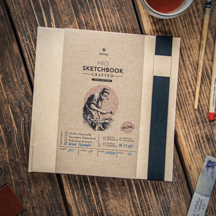 Skizzenbuch ART series 100% Baumwolle Arches 250gsm