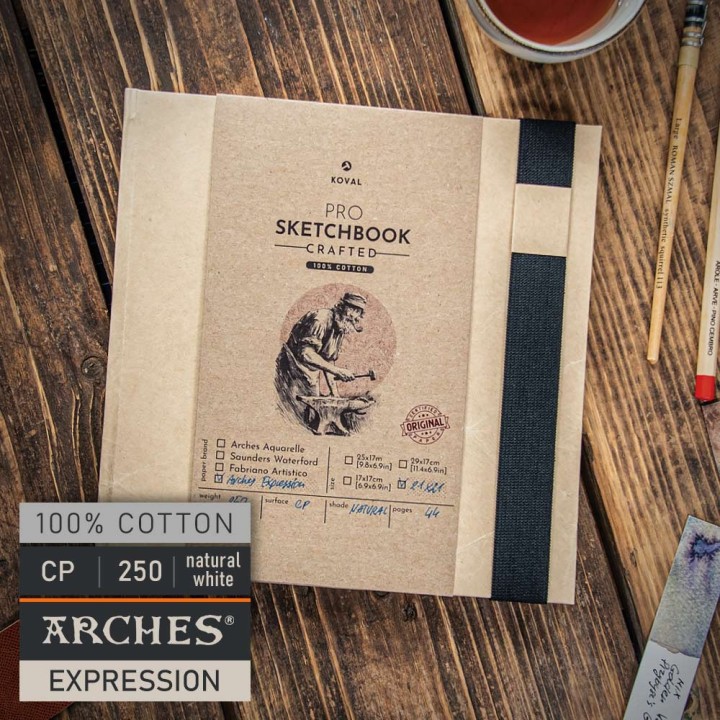 Skizzenbuch ART series 100% Baumwolle Arches 250gsm