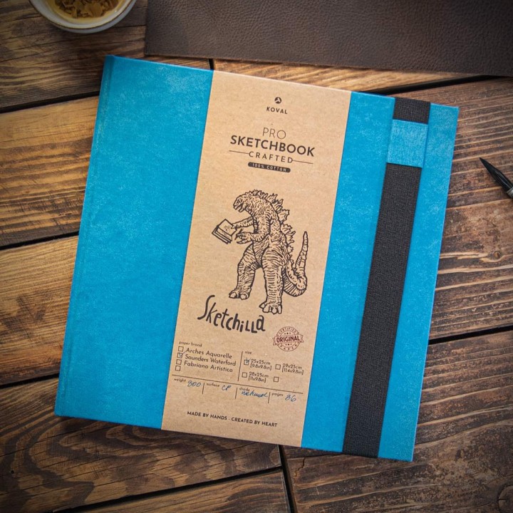 PRO Sketchbook 25x25 100% cotton Fabriano Artistico - SKETCHILLA