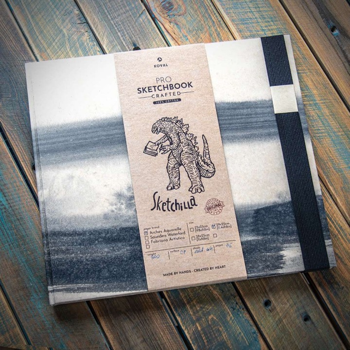 Sketchilla CReative — Arches 100% Cotton Watercolor Sketchbook 29×25 c