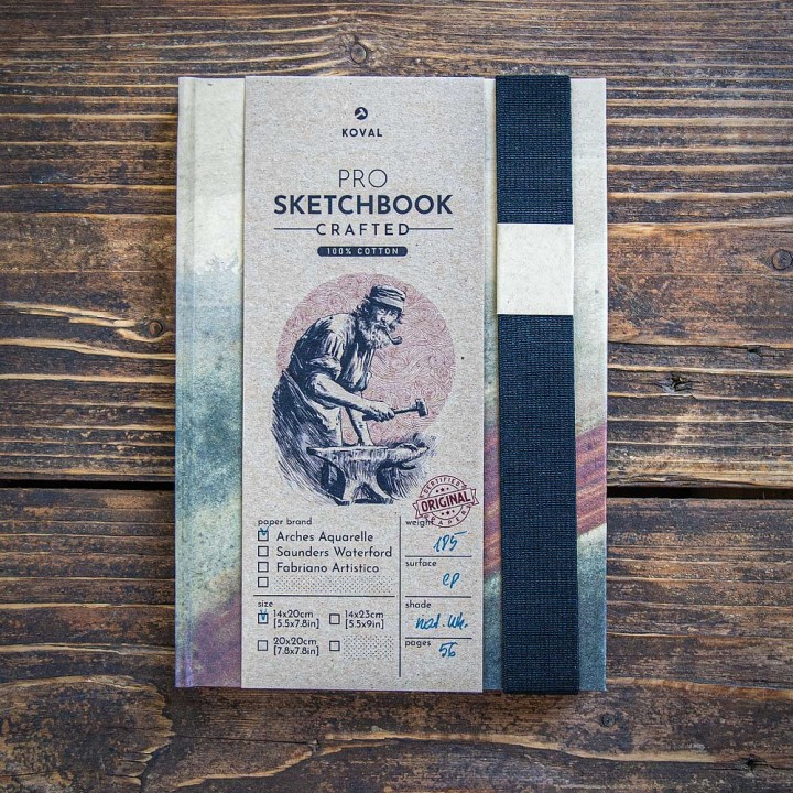 PRO Sketchbook 100% Cotton Arches Watercolor