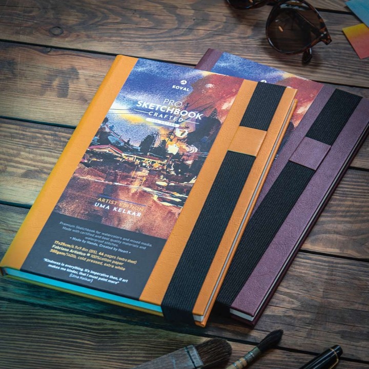 Uma Kelkar Signature ArtBook – Premium 300gsm Baumwoll-Skizzenbuch | K