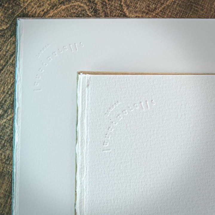 Cold Pressed and Hot Pressed Sketchbook compare