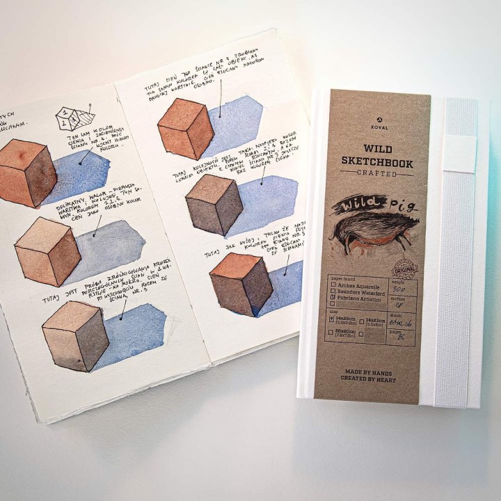 Wild  Sketchbook –  100% Cotton Fabriano Artistico 300gsm, CustomCover