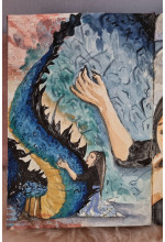 Photo from customer for Uma Kelkar B5 Signature Sketchbook 100% Cotton Fabriano Artistico