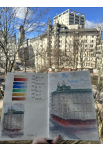 Photo from customer for PRO Saunders B5 17x25 [6.9x9.8in] 100% Cotton Sketchbook