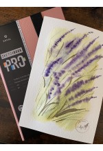 Photo from customer for PRO Fabriano B5 17x25 [6.9x9.8in] 100% COTTON  300g CP/HP